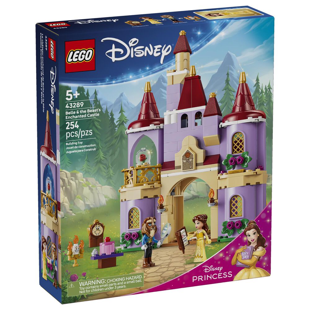 LEGO Disney Belle and the Beast's Enchanted Castle Building Set, , large