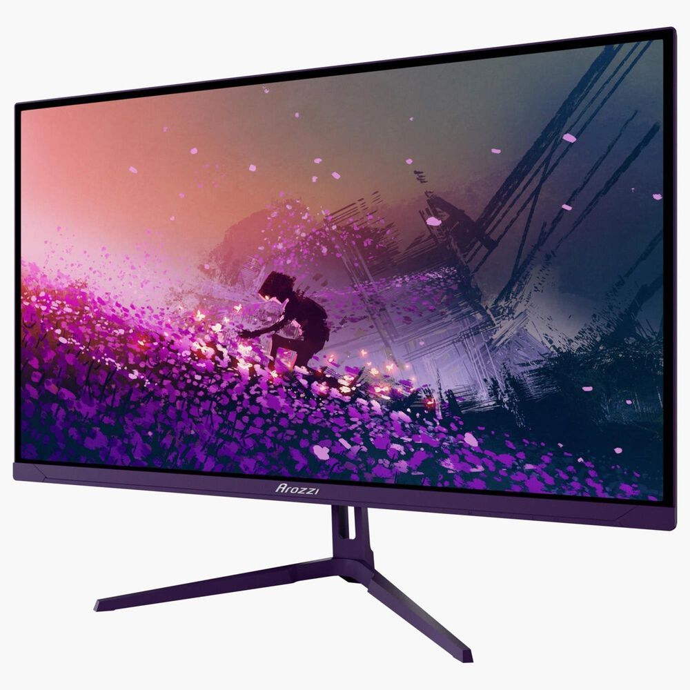 Arozzi Nova 27" IPS 180Hz Gaming Monitor in Purple, , large