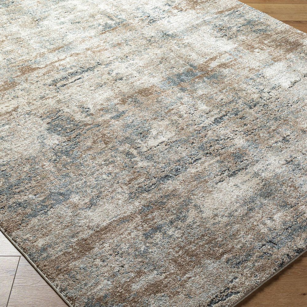 Surya Avellino 6&#39;7&quot; x 9&#39;2&quot; Tan, Light Beige, Light Gray, Gray, Deep Teal, Olive and Light Olive Area Rug, , large