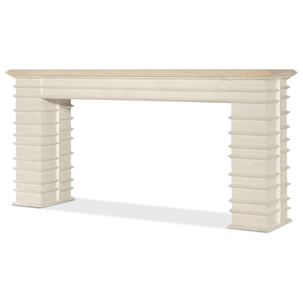 Hooker Furniture Commerce and Market Melrose Console Table in Whites, Cream and Beige, , large