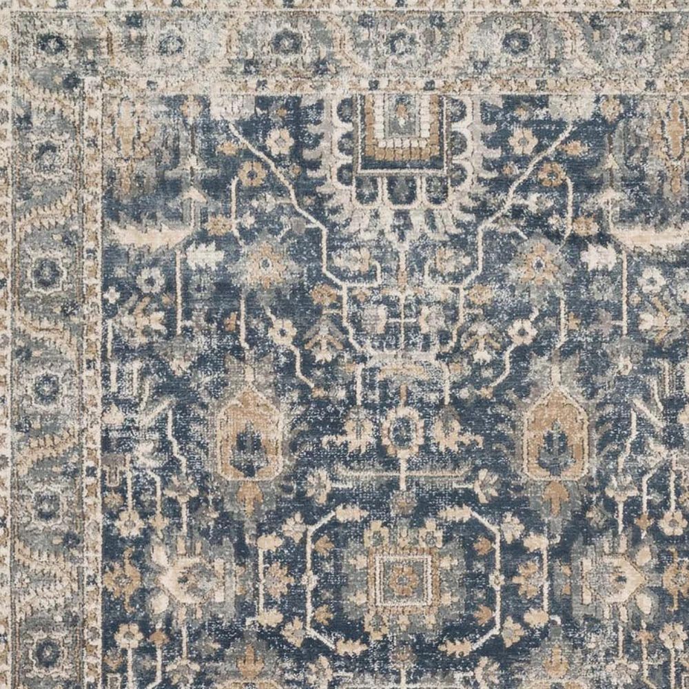 Loloi II Teagan TEA-03 3&#39;4&quot; x 5&#39;7&quot; Denim and Pebble Area Rug, , large