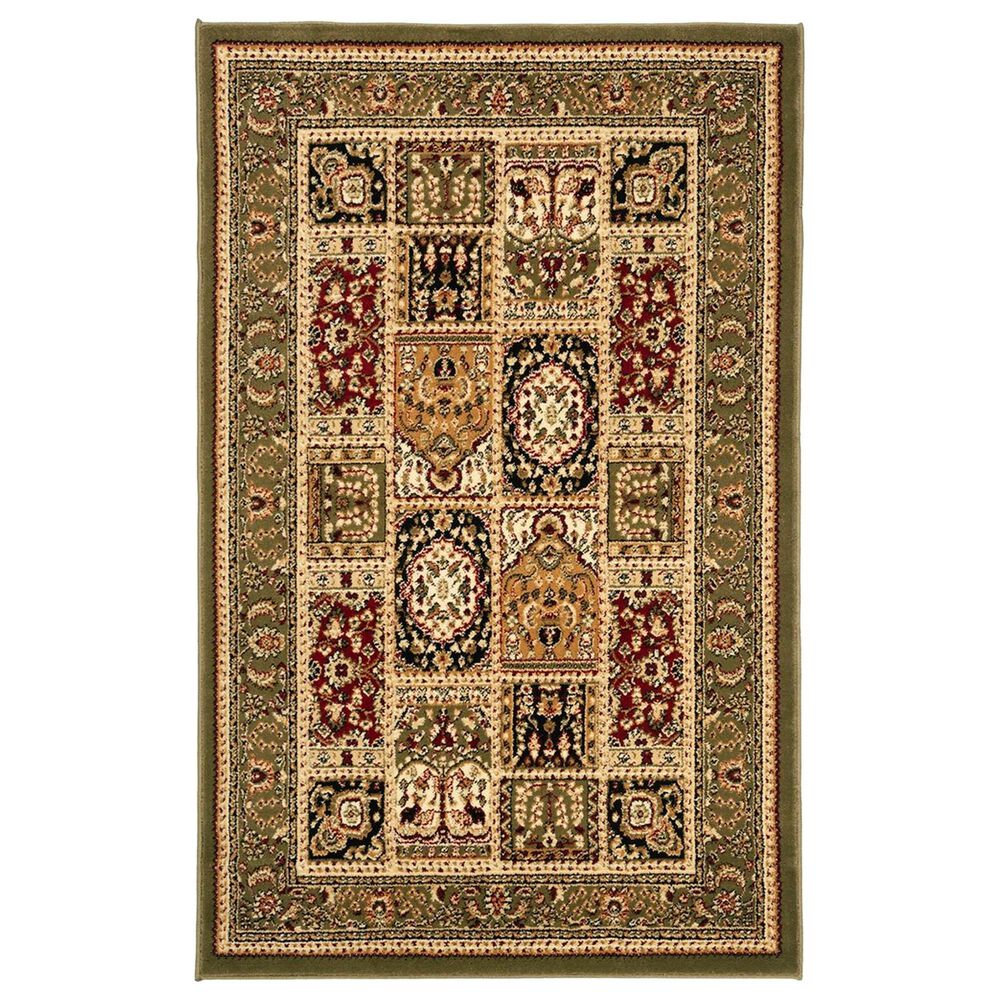 Safavieh Lyndhurst 3"3" x 5"3" Multicolor and Green Area Rug, , large