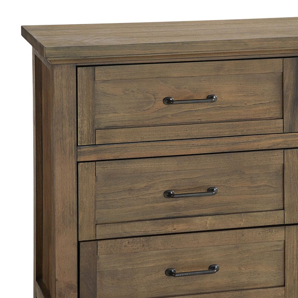 Eastern Shore Westfield 3 Piece Full Platform Panel Bedroom Set with Dresser and Nightstand in Harvest Brown, , large