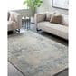 Surya Avellino 10" x 14" Light Beige, Gray, Deep Teal, Pale Blue, Tan, Denim and Light Olive Area Rug, , large