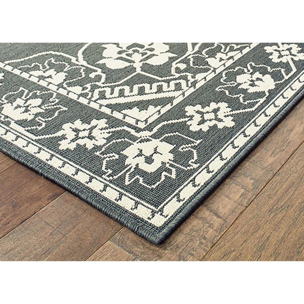 Oriental Weavers Marina 7764E 7&#39;10&quot; x 10&#39;10&quot; Grey and Ivory Area Rug, , large