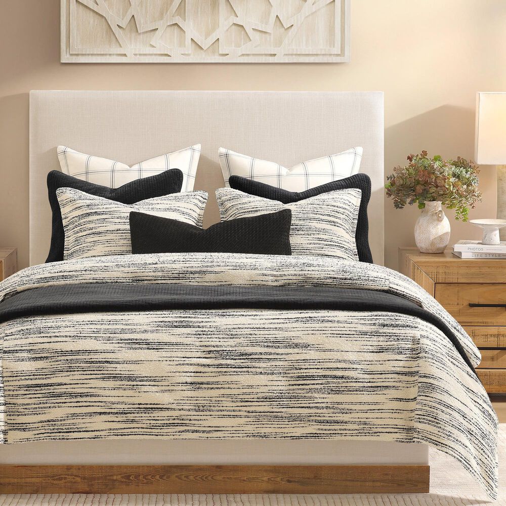 HiEnd Accents Cosmo Woven 3-Piece Full/Queen Comforter Set in White, , large