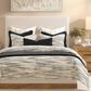 HiEnd Accents Cosmo Woven 3-Piece Full/Queen Comforter Set in White, , large