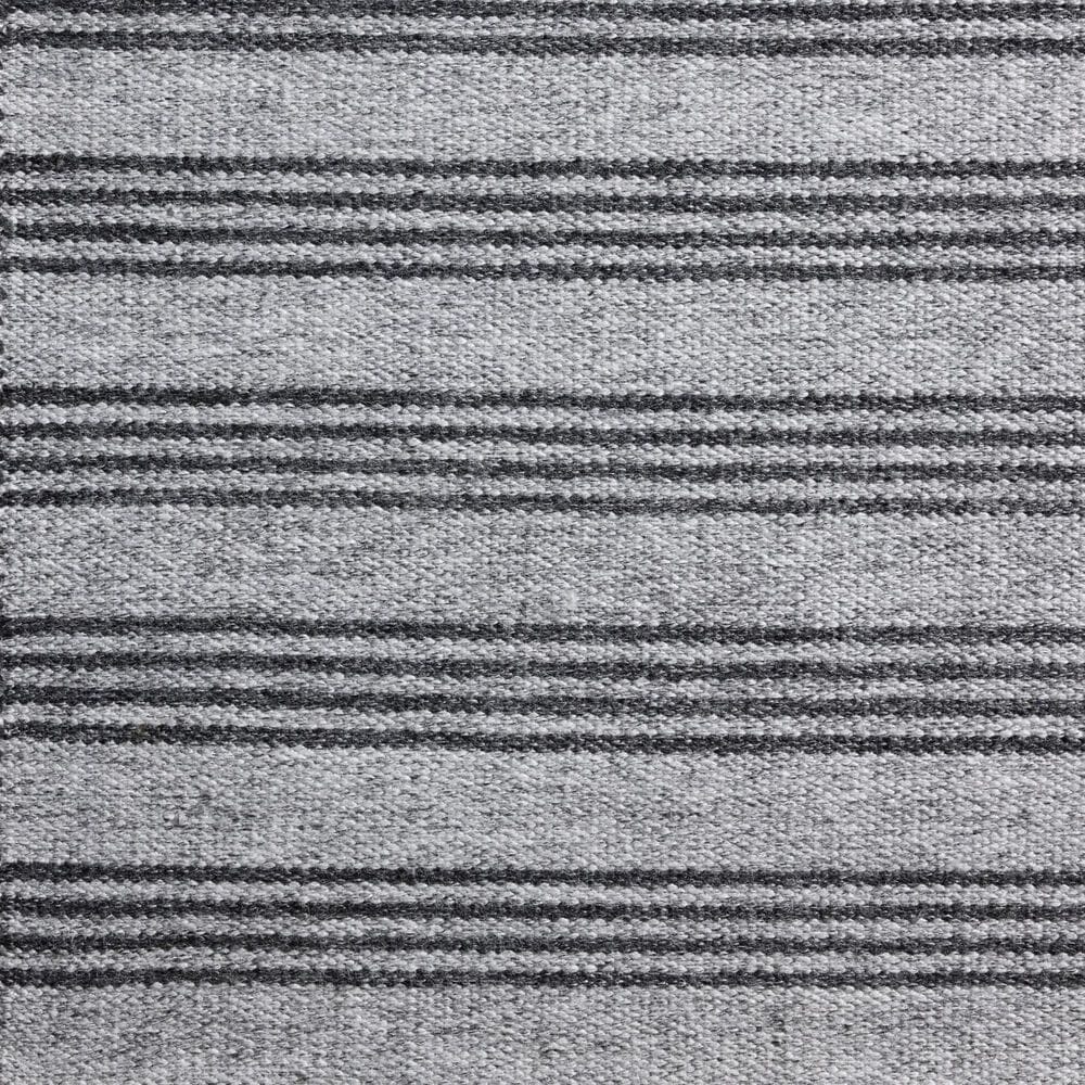 Magnolia Home Charlie Dove and Charcoal 5&#39; x 7&#39;6&quot; Indoor/Outdoor Area Rug, , large