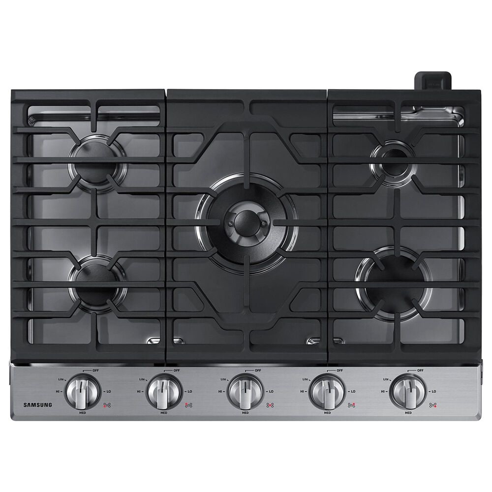 Samsung 2-Piece Kitchen Package with 30&quot; Single Wall Oven and 30&quot; Gas Cooktop in Stainless Steel, , large