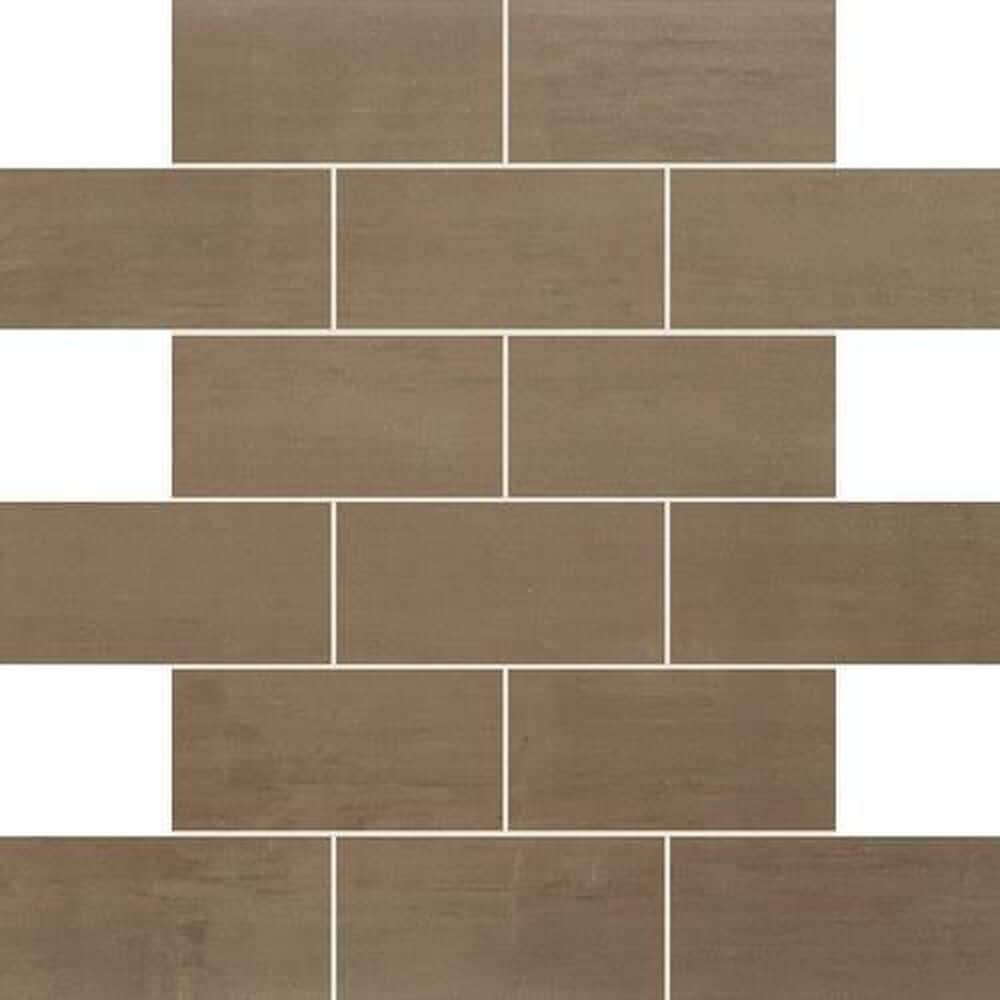 Dal-Tile Skybridge 2" x 4" Ceramic Brick Joint Mosaic Tile in Brown, , large