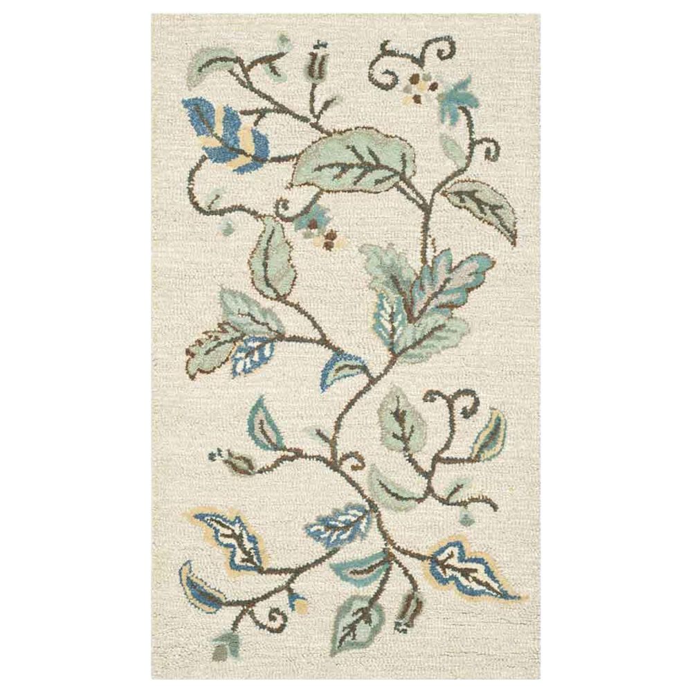 Safavieh Autumn Woods 2"6" x 4" Colonial Blue Runner, , large