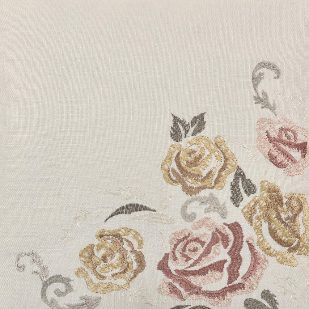 J. Queen New York Chablis 16&quot; Square Throw Pillow in Rose, Gold, Taupe and Green, , large
