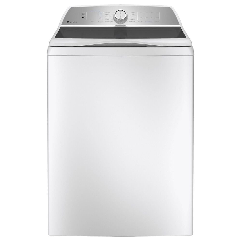 GE Profile 4.9 Cu. Ft. Top Load Washer with Agitator in White, , large