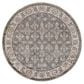 Surya Theodora 8" Round Gray, Slate and Dark Brown Area Rug, , large