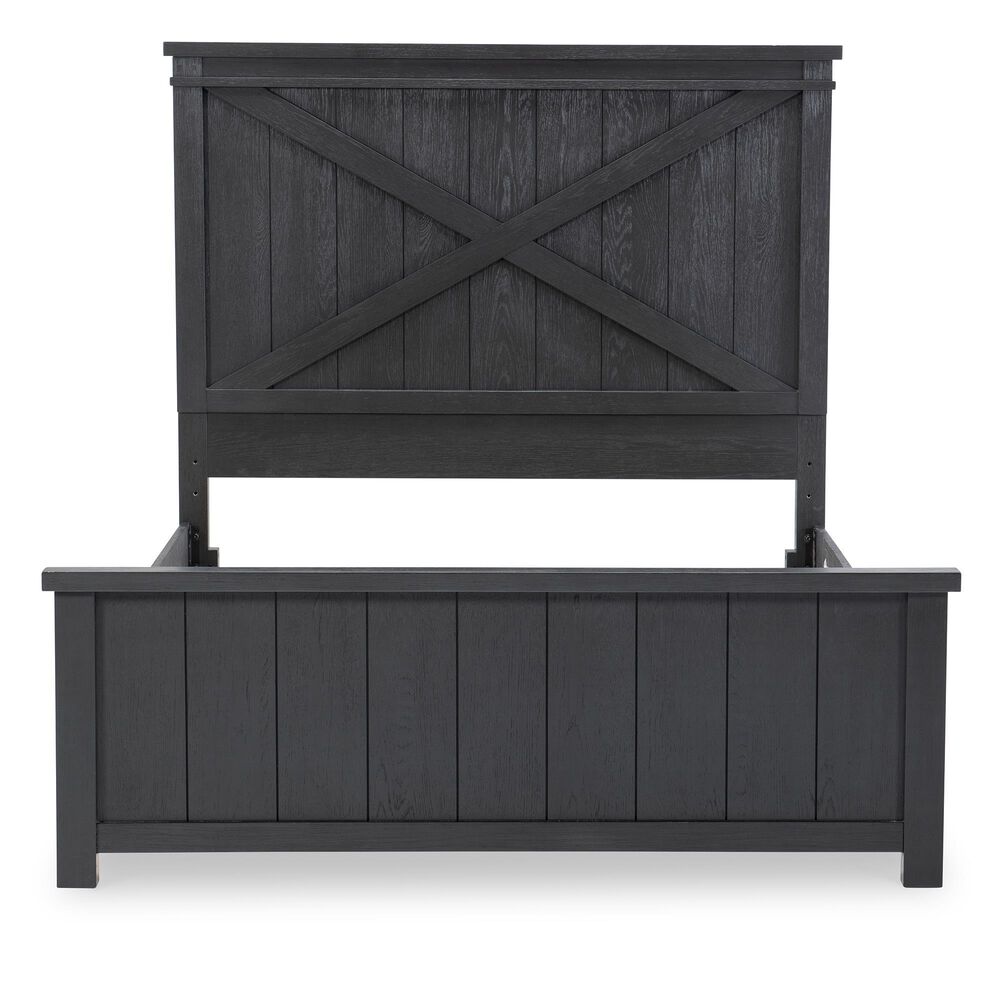 Legacy Classic Flatiron Full Panel Bed with Trundle in Midnight, , large