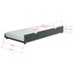 Donco Twin Trundle in Dark Gray, , large