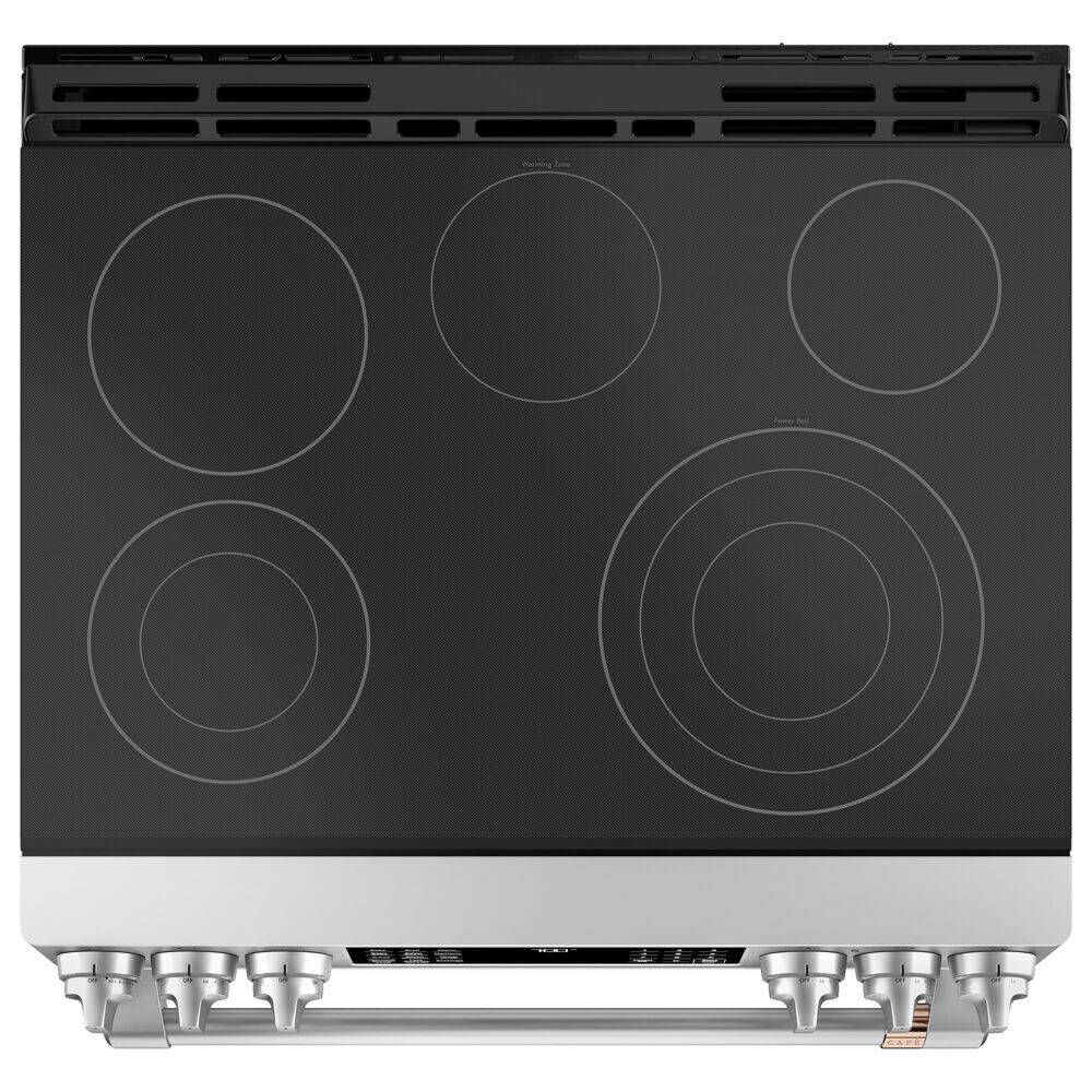 Cafe 4-Piece Kitchen Package with 22.1 Cu. Ft. French Door Refrigerator and Electric Range in Stainless Steel, , large