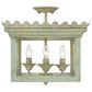 Golden Lighting Finley Semi-Flush in Cottage Sage, , large