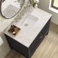 James Martin Vanities Myrrin 36" Vanity in Carbon Oak with 3 cm Eternal Jasmine Pearl Quartz Top, , large