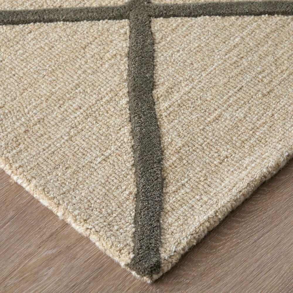 Feizy Kimball Ivory, Gray and Tan 10&#39; x 14&#39; Area Rug, , large