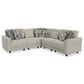 Henderson Breckenridge 5-Piece Stationary Sectional in Tatum Pearl, , large