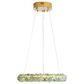 Golden Lighting Corallo 30" 1-Light LED Chandelier with Turquoise Shade in Gold, , large