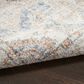 Nourison Astra Machine Washable ASW12 3"3" x 5" Denim and Multicolor Area Rug, , large