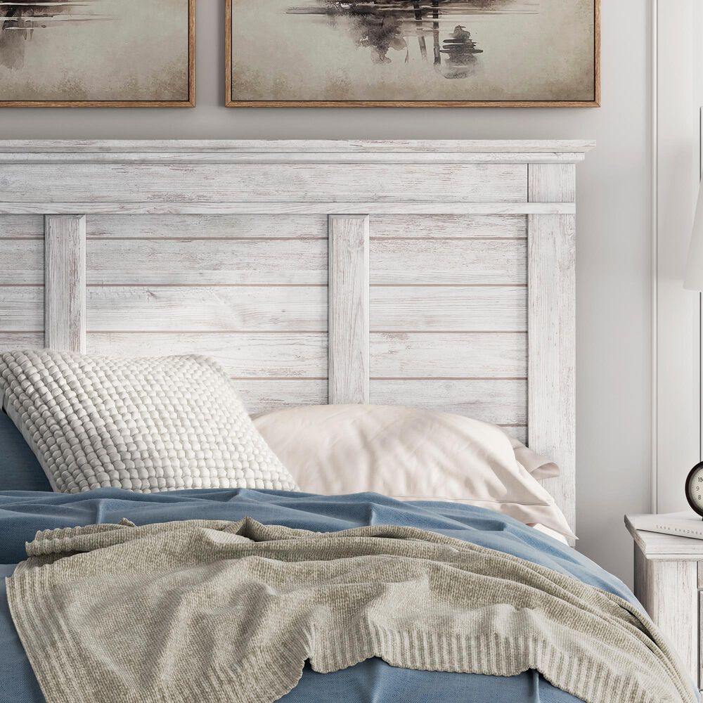 Ashley Makidern Full Storage Bed with Four Drawers in Whitewash, , large