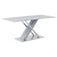 Global Furniture USA Dining Table in Light Grey Silver Marble, , large
