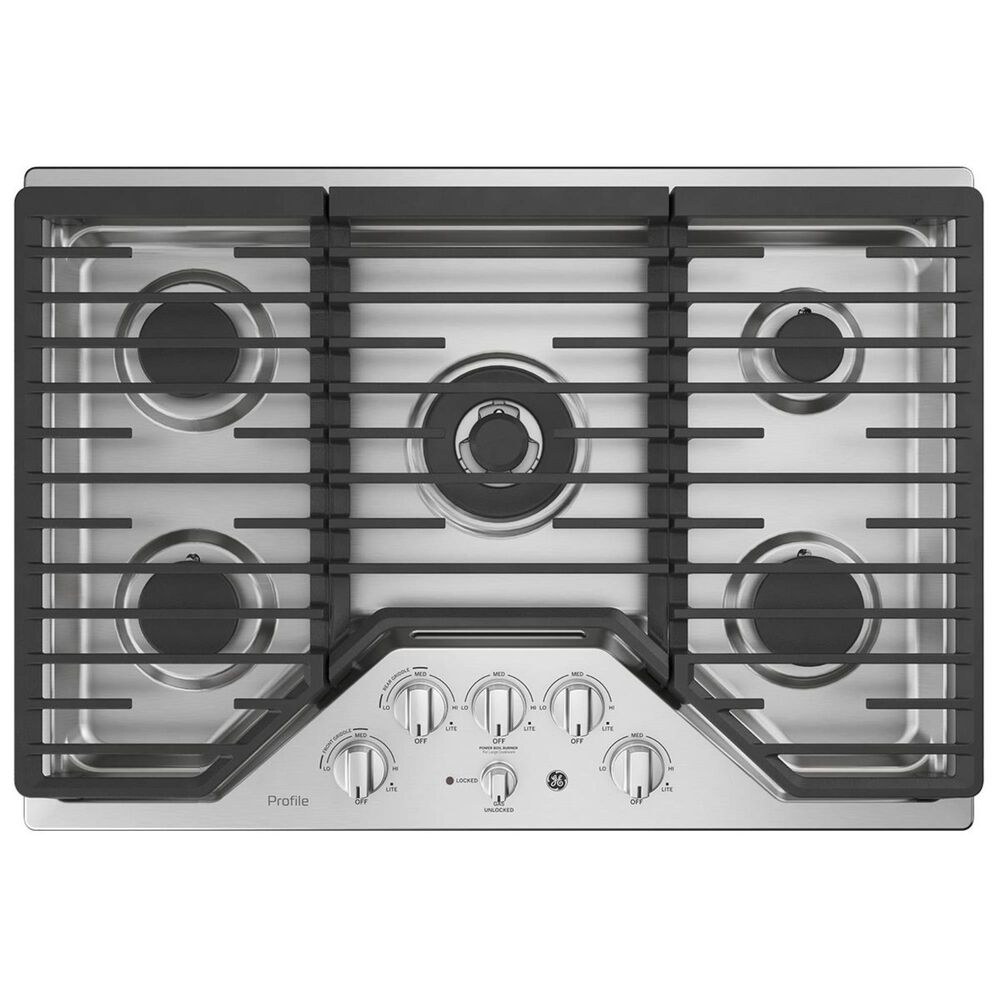 GE Profile 30" Built-In Gas Cooktop in Stainless, , large
