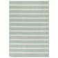 Nourison Positano POS03 Blue, Green and Ivory 8" x 10" Indoor/Outdoor Area Rug, , large