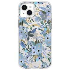 Rifle Paper Co. MagSafe Case for Apple iPhone 15 Plus in Garden Party Blue