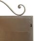 Maple and Jade 19" x 22" Farmhouse Abstract Wall Decor in Distressed White and Black, , large