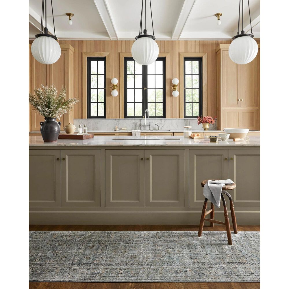 Loloi Katherine 2&#39;7&quot; x 12&#39; Ocean and Gold Runner, , large
