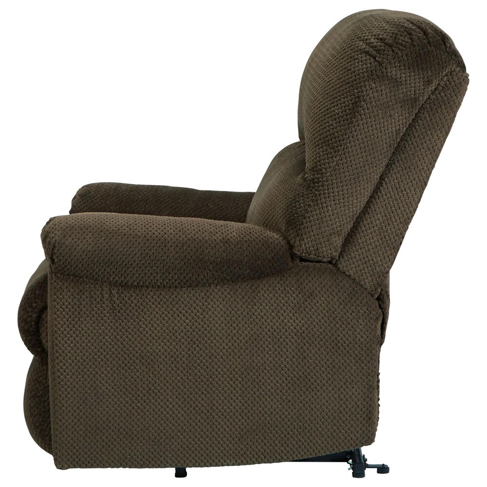 Signature Design by Ashley Shadowboxer Power Lift Recliner in Chocolate, , large