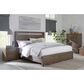 Riva Ridge Modern Loft 2 Drawer Nightstand in Greystone, , large