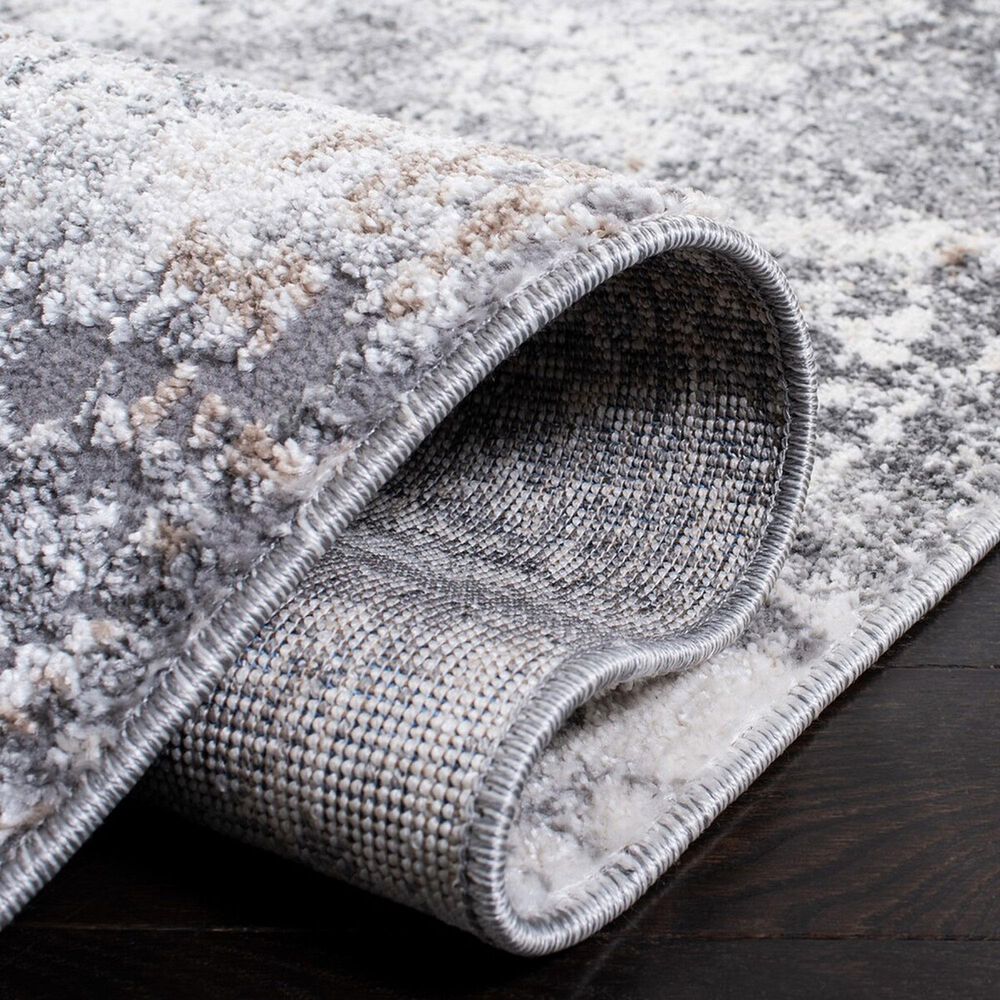 Safavieh Aston ASN705 5&#39;3&quot; x 7&#39;7&quot; Ivory and Grey Area Rug, , large