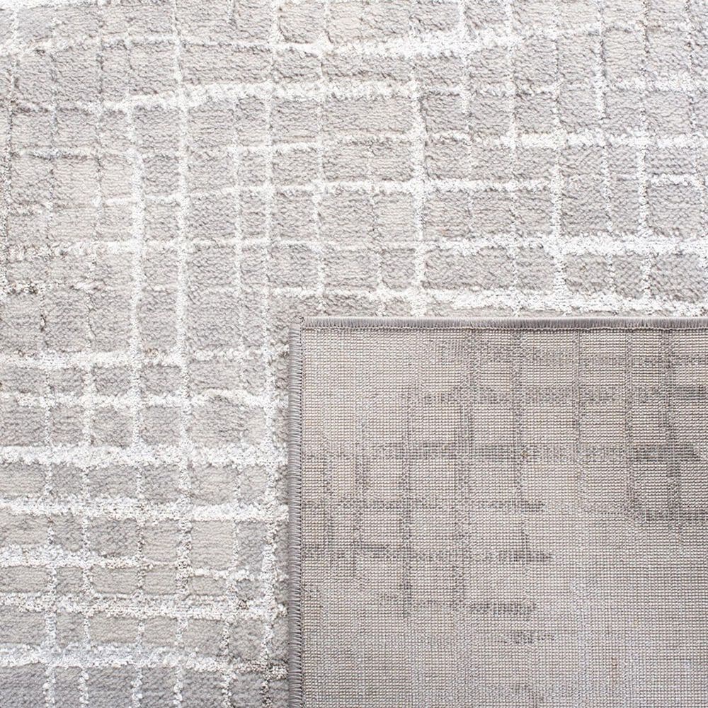 Safavieh Orchard Geometric 6&#39;7&quot; Square Grey and Light Grey Area Rug, , large