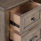 New Heritage Design Mariana 4-Piece King Panel Bedroom Set in Vintage Mocha, , large