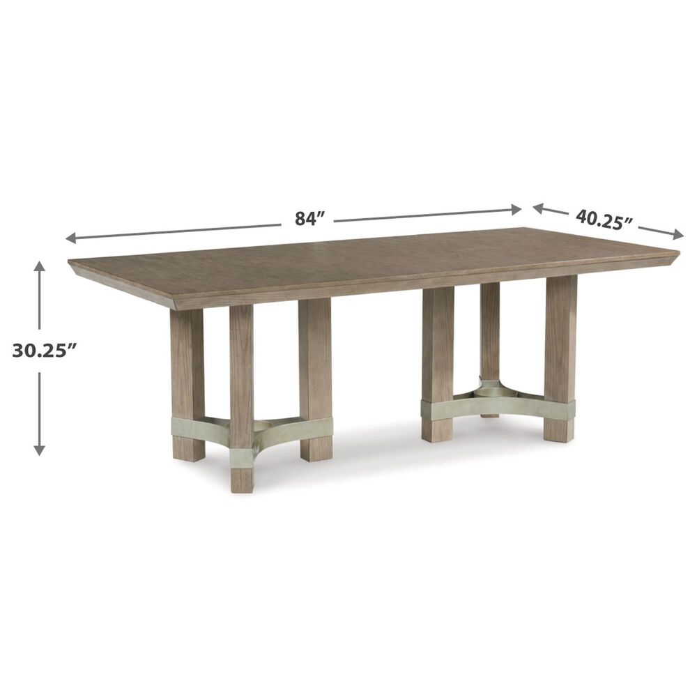 Ashley Chrestner Rectangular Dining Table in Waxy Gray - Table Only, , large