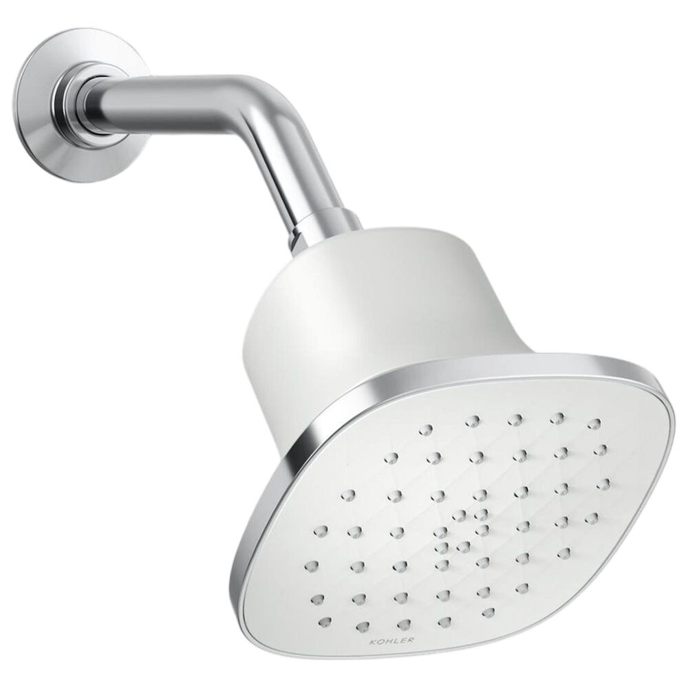 Kohler Cinq Square Single-Function Filtered Showerhead in Polished Chrome, , large
