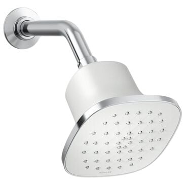 Kohler Cinq Square Single-Function Filtered Showerhead in Polished Chrome, , large