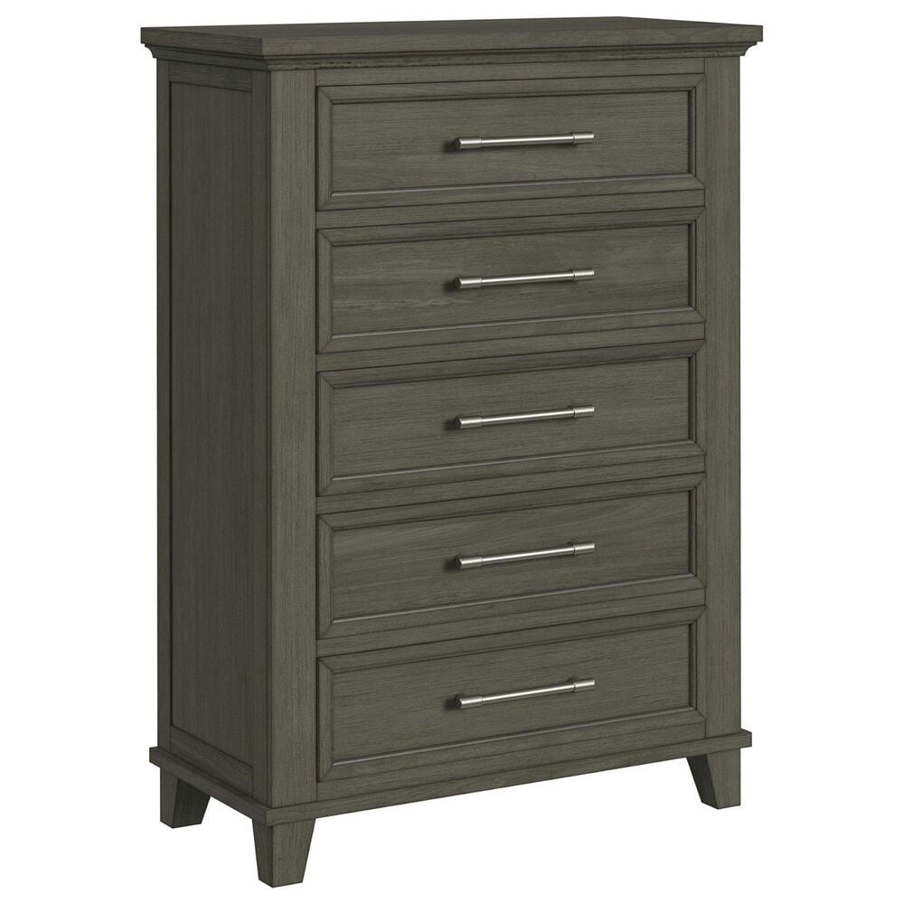 Mayberry Hill Canterbury 5-Piece King Storage Bedroom Set in Grey, , large