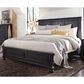 Riva Ridge Oxford California King Panel Bed with Dresser, Chest, and Two Nightstands in Black, , large
