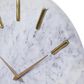 CosmoLiving by Cosmopolitan 20" Wall Clock in White and Gray, , large