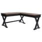 Ashley Wildenauer 3-Piece L-Shape Desk with Chair Set in Brown and Black, , large