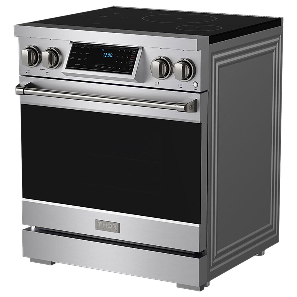 Thor Kitchen 30" Professional Induction Range with Tilt Panel Touch Control in Stainless Steel, , large
