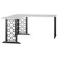 DHP Ella L-Desk in White Marble, , large