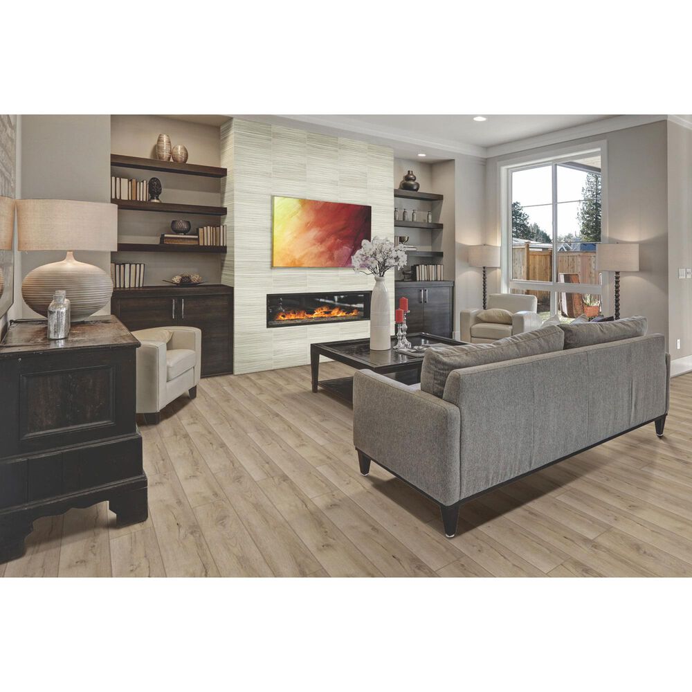Happy Feet International Stone Elegance II Platinum Oak 7" x 48" Luxury Vinyl Plank, , large