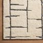 Loloi Octavia 5"6" x 8"6" Ivory and Charcoal Area Rug, , large